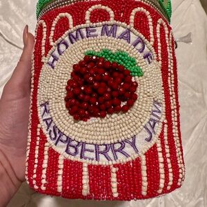 NEW Raspberry Jam Beaded Bag | Novelty Crossbody Purse | TJ Maxx